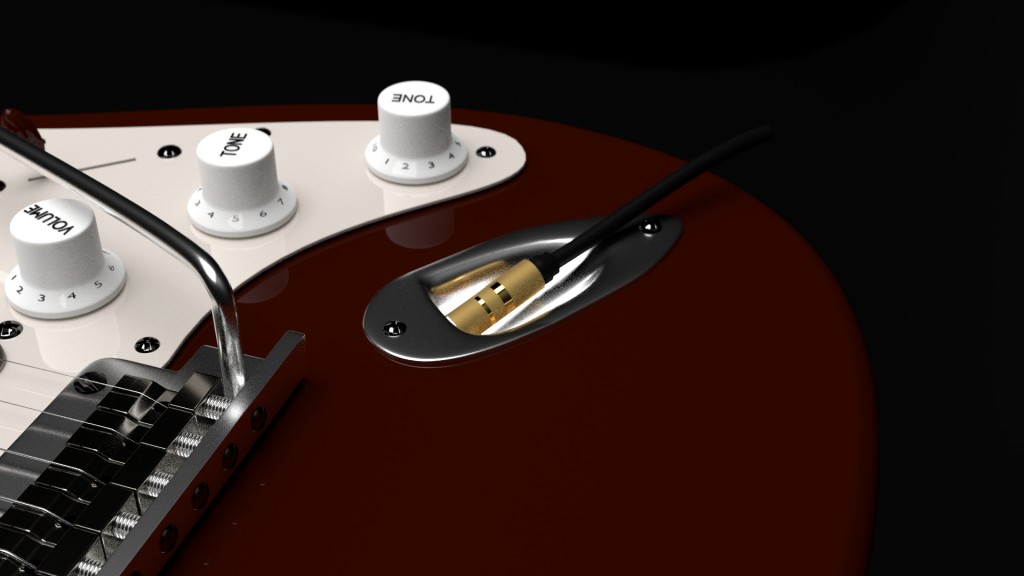 Fender Stratocaster for Cycles 2.72b preview image 3